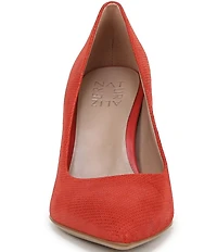 Naturalizer Anna Glossy Embossed Suede Pumps