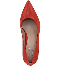 Naturalizer Anna Glossy Embossed Suede Pumps