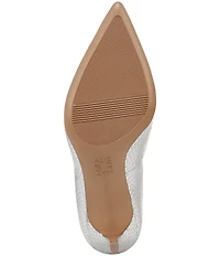 Naturalizer Anna Snake Embossed Leather Pointed Toe Pumps