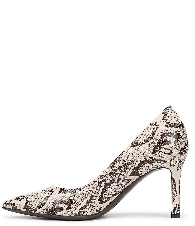 Naturalizer Anna Snake Print Leather Pumps