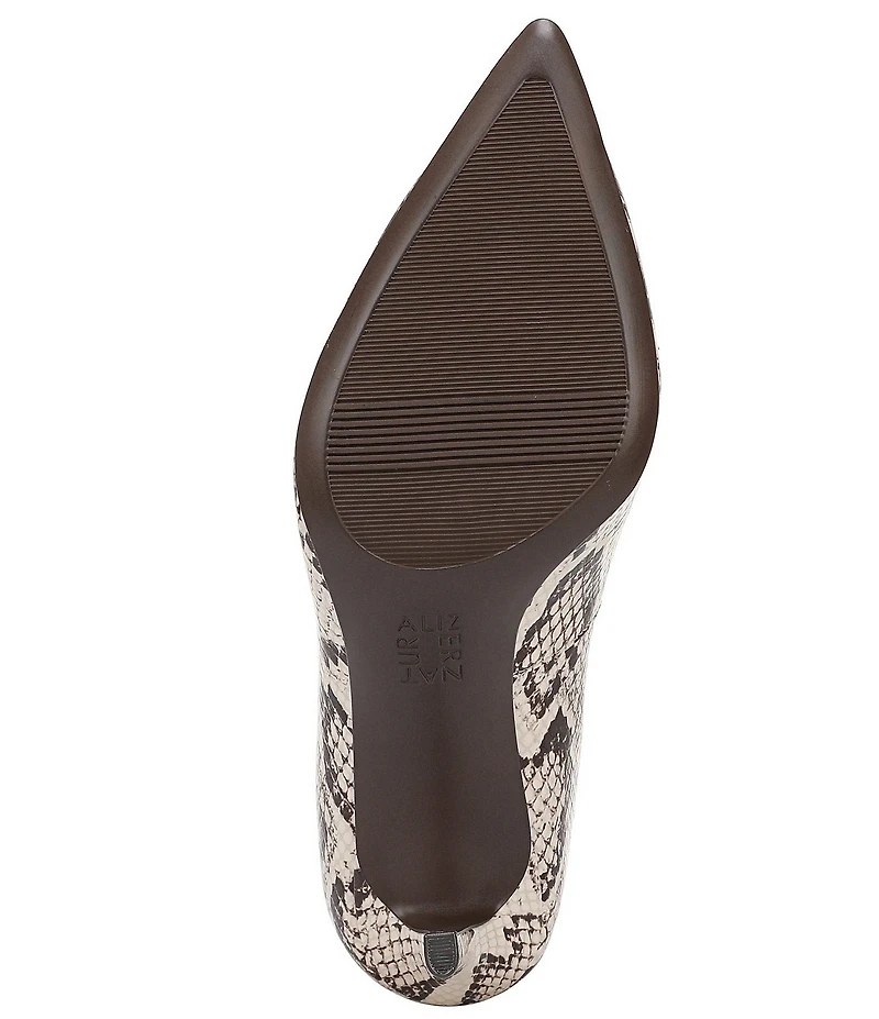 Naturalizer Anna Snake Print Leather Pumps