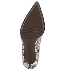 Naturalizer Anna Snake Print Leather Pumps