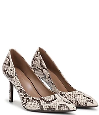Naturalizer Anna Snake Print Leather Pumps