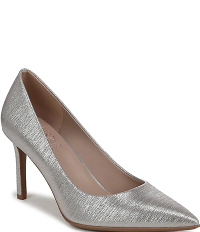 Naturalizer Anna Textured Metallic Pointed Toe Pumps
