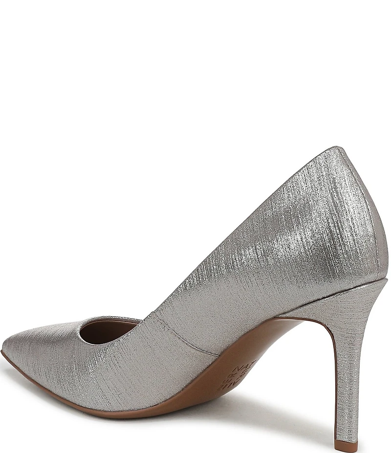 Naturalizer Anna Textured Metallic Pointed Toe Pumps