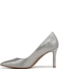 Naturalizer Anna Textured Metallic Pointed Toe Pumps