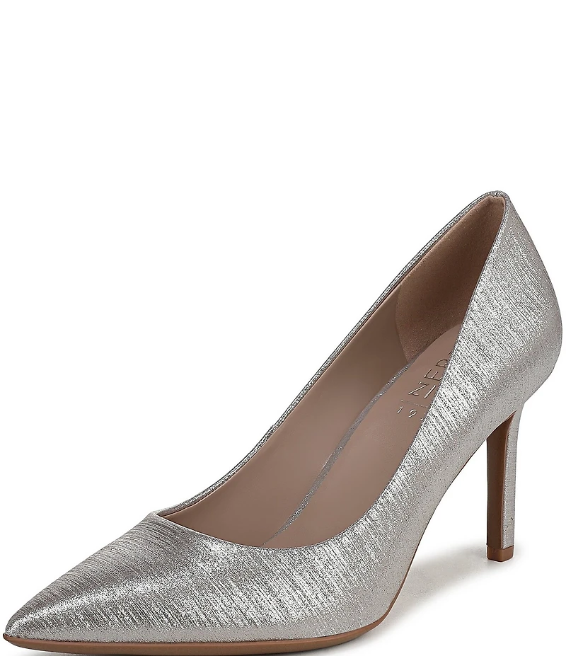 Naturalizer Anna Textured Metallic Pointed Toe Pumps