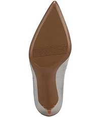 Naturalizer Anna Textured Metallic Pointed Toe Pumps