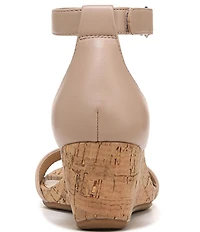 Naturalizer Areda Ankle Strap Wedge Sandals
