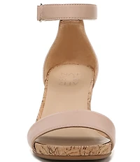 Naturalizer Areda Ankle Strap Wedge Sandals