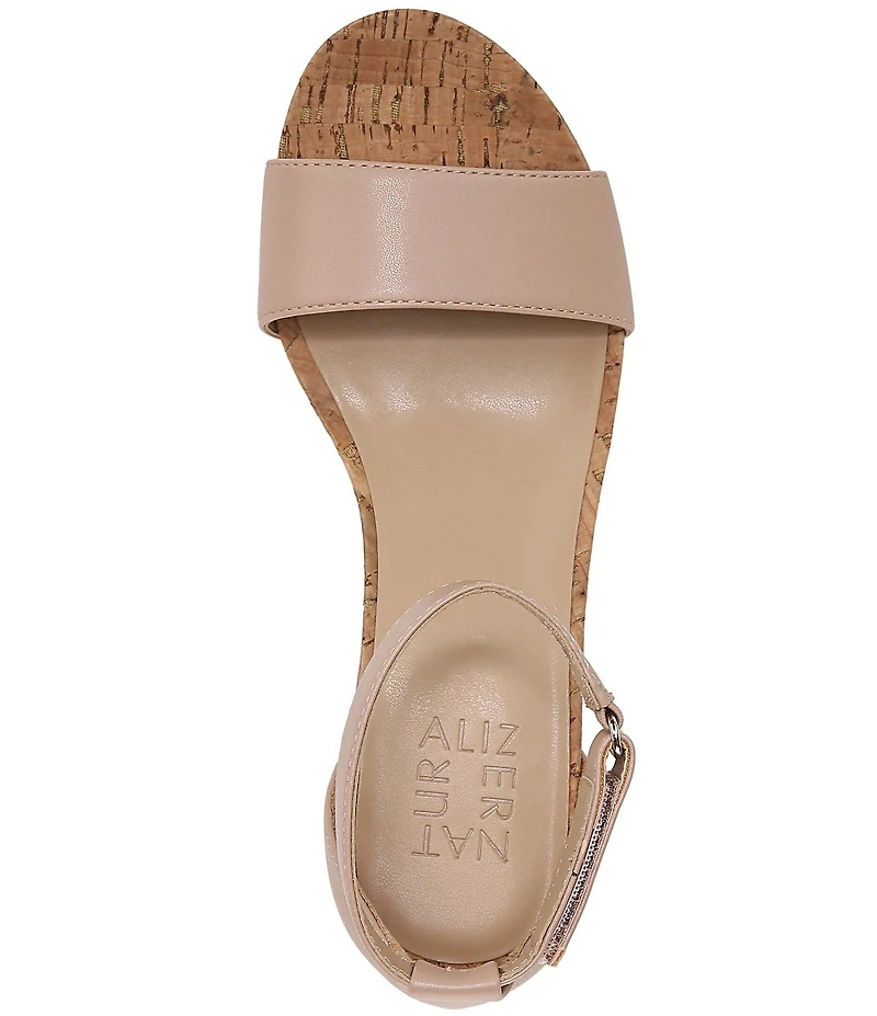 Naturalizer Areda Ankle Strap Wedge Sandals