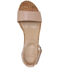 Naturalizer Areda Ankle Strap Wedge Sandals