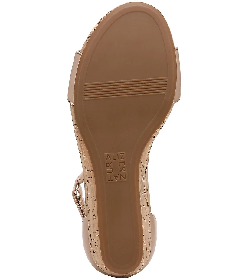 Naturalizer Areda Ankle Strap Wedge Sandals
