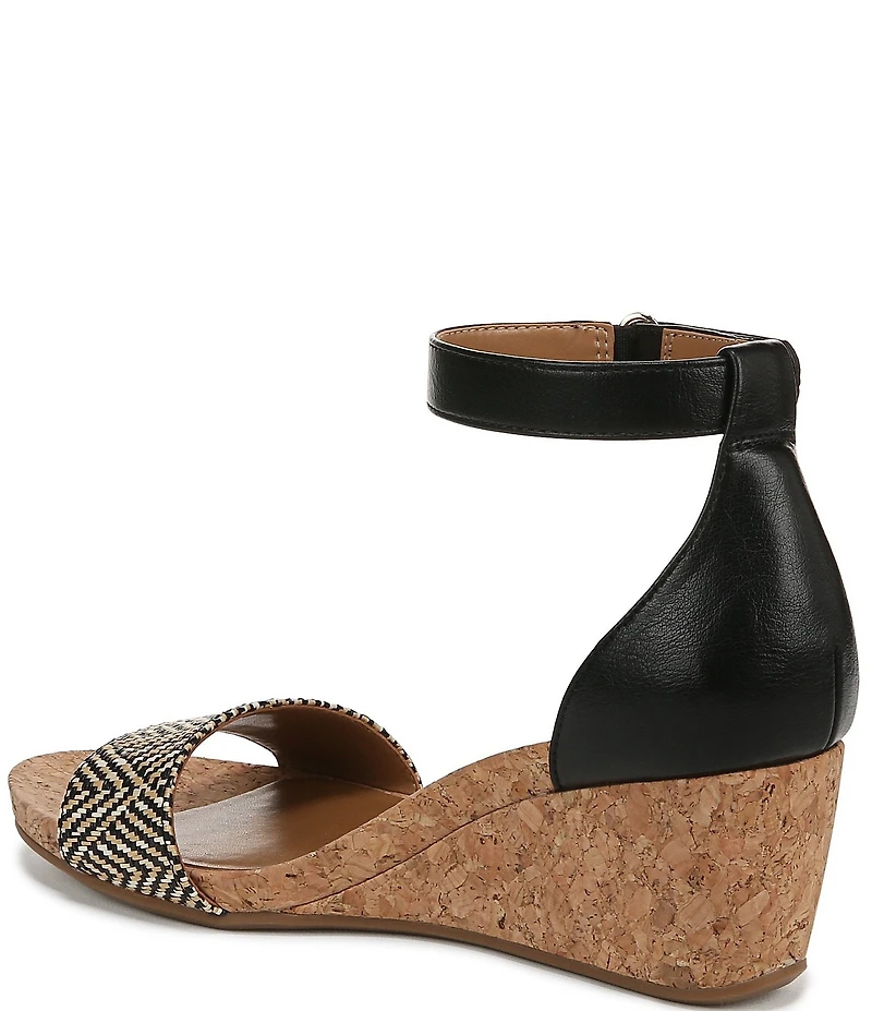 Naturalizer Areda Ankle Wrap Wedge Sandals