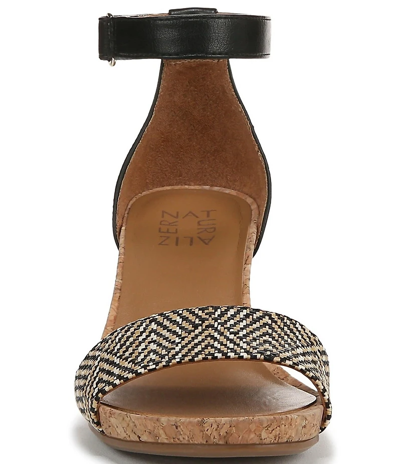 Naturalizer Areda Ankle Wrap Wedge Sandals