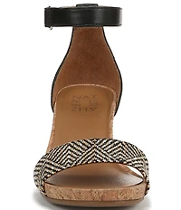 Naturalizer Areda Ankle Wrap Wedge Sandals