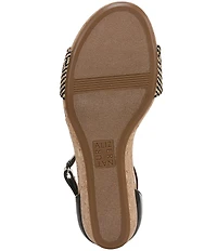 Naturalizer Areda Ankle Wrap Wedge Sandals