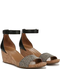 Naturalizer Areda Ankle Wrap Wedge Sandals