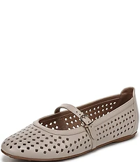 Naturalizer Aria Perforated Leather Mary Jane Flats