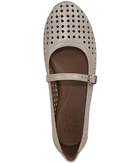Naturalizer Aria Perforated Leather Mary Jane Flats