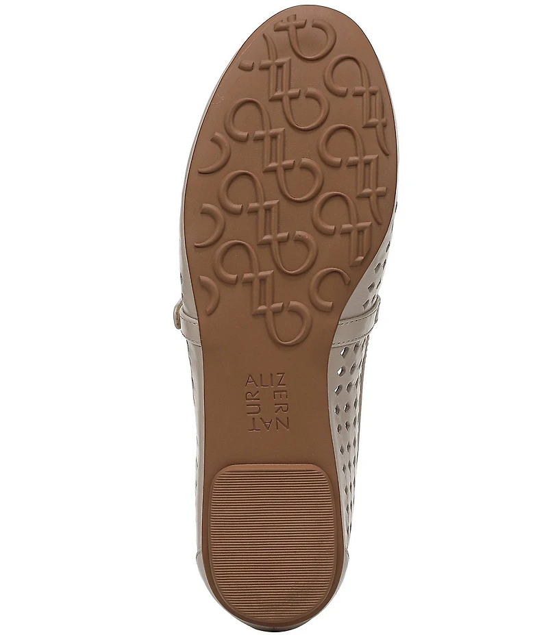 Naturalizer Aria Perforated Leather Mary Jane Flats