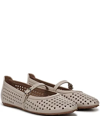 Naturalizer Aria Perforated Leather Mary Jane Flats
