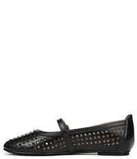Naturalizer Aria Perforated Leather Mary Jane Flats