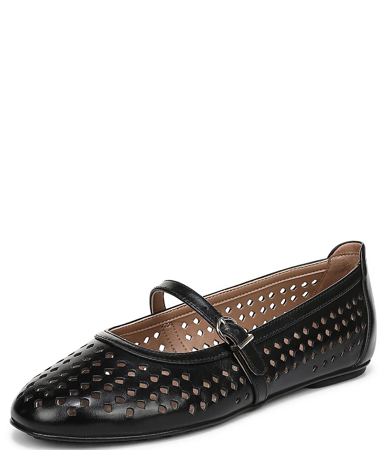 Naturalizer Aria Perforated Leather Mary Jane Flats