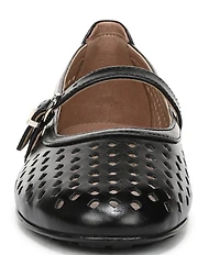 Naturalizer Aria Perforated Leather Mary Jane Flats