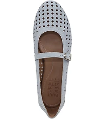 Naturalizer Aria Perforated Suede Mary Jane Flats