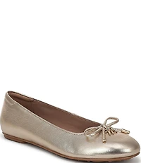Naturalizer Ashlyn Leather Bow Ballet Flats