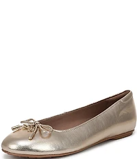 Naturalizer Ashlyn Leather Bow Ballet Flats