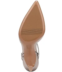 Naturalizer Astrid Leather Pointed Toe T-Strap Dress Pumps