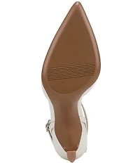 Naturalizer Astrid Pearl and Rhinestone Pointed Toe T-Strap Dress Pumps
