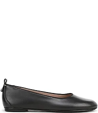 Naturalizer Ava Leather Round Toe Ballet Flats