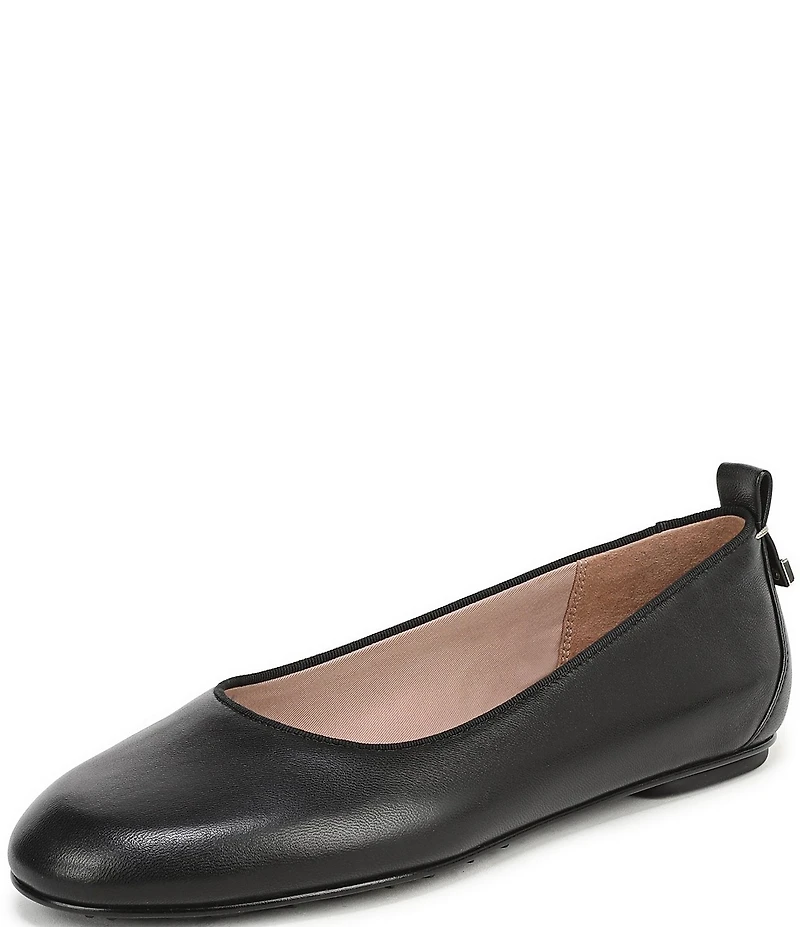 Naturalizer Ava Leather Round Toe Ballet Flats