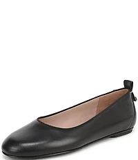 Naturalizer Ava Leather Round Toe Ballet Flats