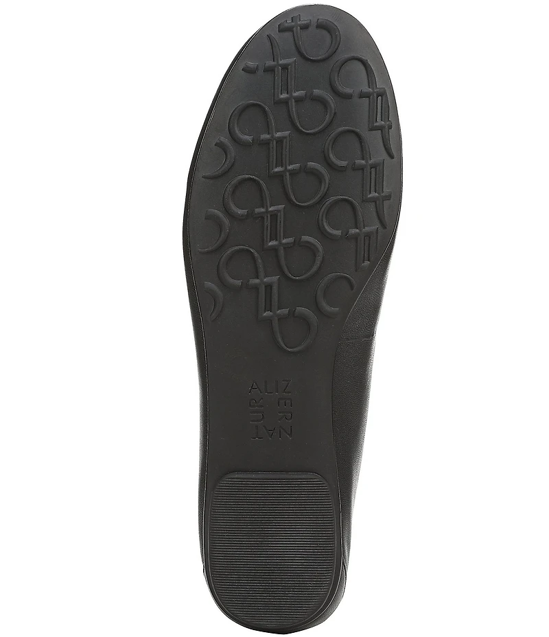 Naturalizer Ava Leather Round Toe Ballet Flats