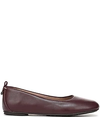 Naturalizer Ava Leather Round Toe Ballet Flats