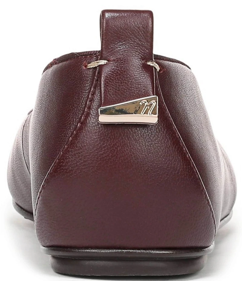 Naturalizer Ava Leather Round Toe Ballet Flats