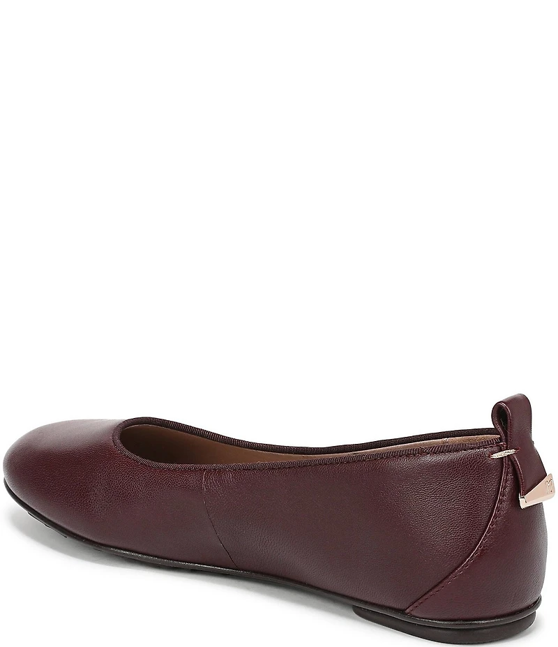 Naturalizer Ava Leather Round Toe Ballet Flats