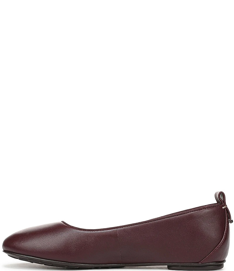 Naturalizer Ava Leather Round Toe Ballet Flats