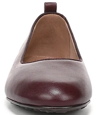 Naturalizer Ava Leather Round Toe Ballet Flats