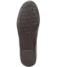 Naturalizer Ava Leather Round Toe Ballet Flats