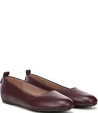 Naturalizer Ava Leather Round Toe Ballet Flats
