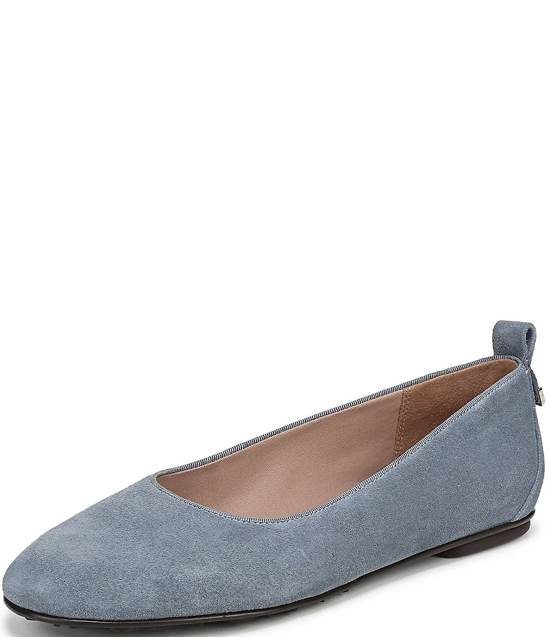Naturalizer Ava Suede Round Toe Ballet Flats