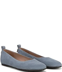 Naturalizer Ava Suede Round Toe Ballet Flats