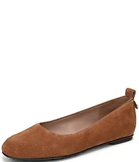 Naturalizer Ava Suede Round Toe Ballet Flats