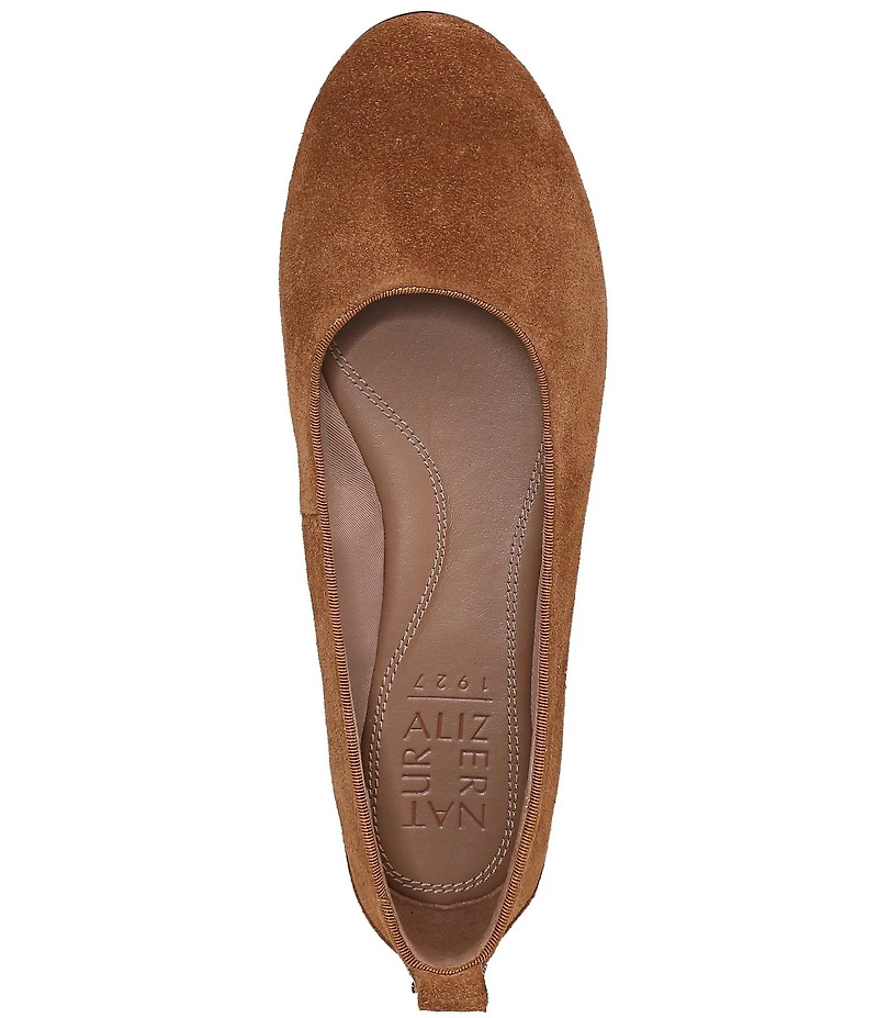 Naturalizer Ava Suede Round Toe Ballet Flats