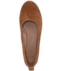 Naturalizer Ava Suede Round Toe Ballet Flats